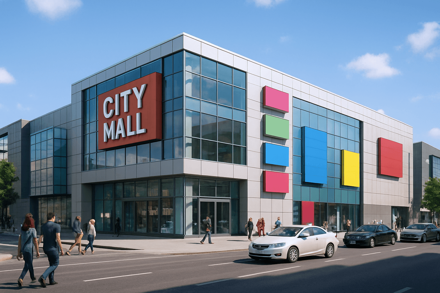 city mall